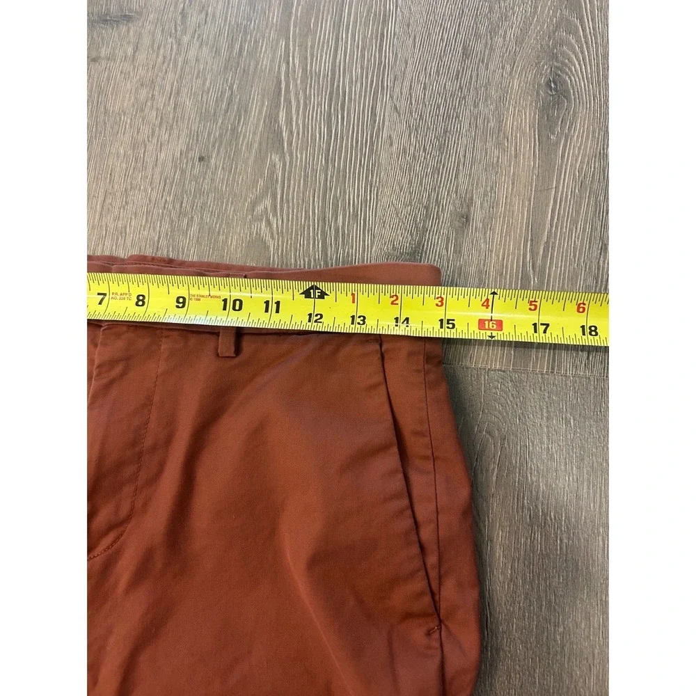 Banana Republic Mens Slim Fit Chino Pants Rust‎ Orange Burnt Sienna 31x30